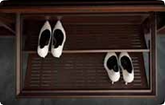 Trueliving_SOFT CLOSE MOCHA SHOES RACK 600 MM Dark